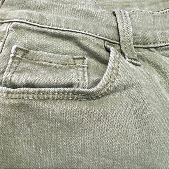 SOLD- Old Navy Jeans Womens Size 4 Rockstar Super Skinny Mid Rise Green Weather - Picture 4 of 8